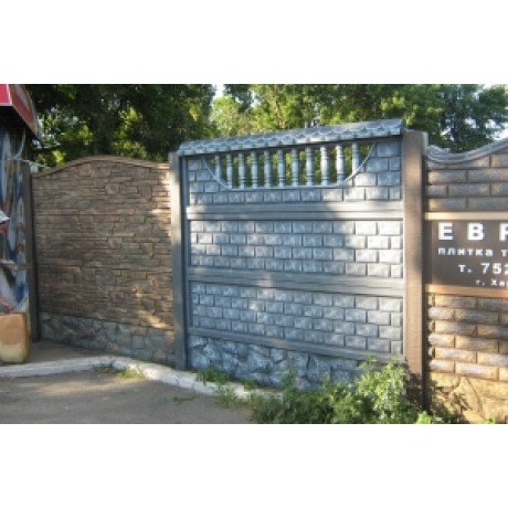 Еврозабор "Бутовий камень" 30см